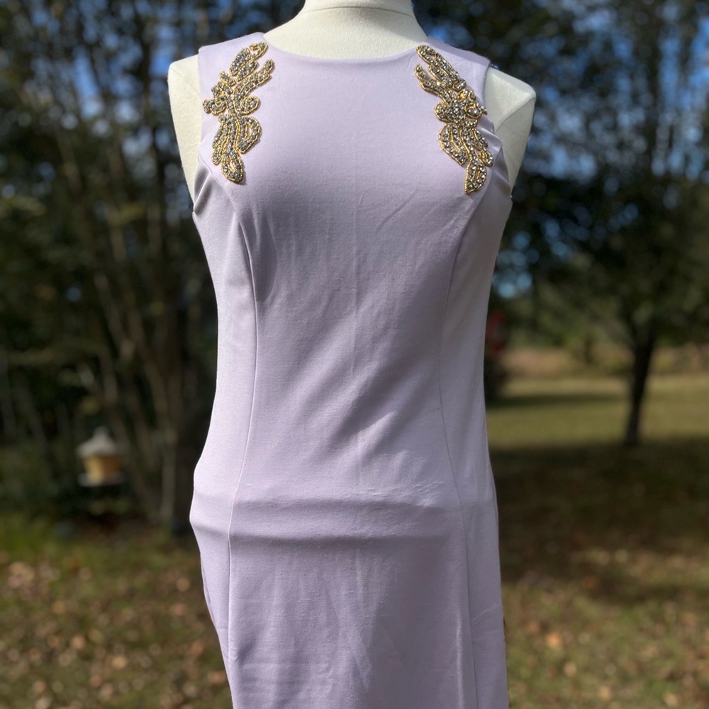 NWT Alexia Admor Lavender Sequin Midi Dress Size 2 (CLOSET)